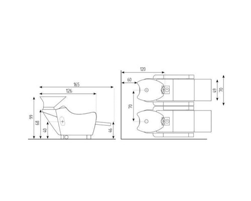 Мойка парикмахерская WEN PRESTIGE - RELAX ELECTRIC FOOTREST