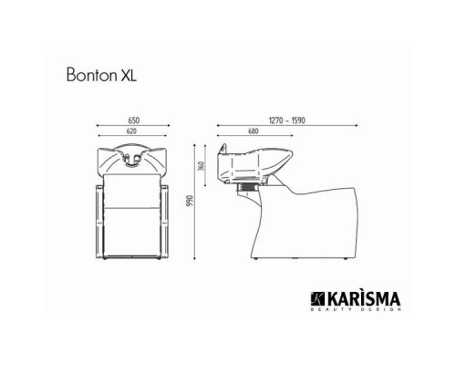 Мойка парикмахерская BONTON XL RELAX